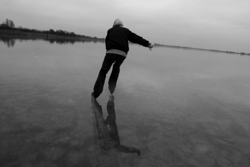 skating on water